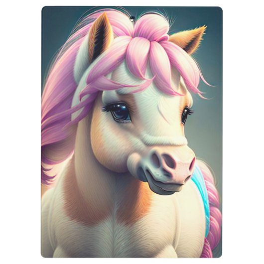 3D Spirit Pony 3 Klembord (Achterkant)