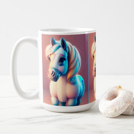 3D Spirit Pony 3 Koffiemok (Met donut)