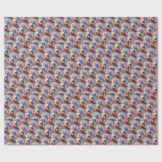 3D Spirit Pony 4 Cadeaupapier (Vlak)