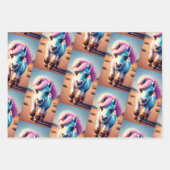 3D Spirit Pony 4 Inpakpapier Vel (Voorkant 3)