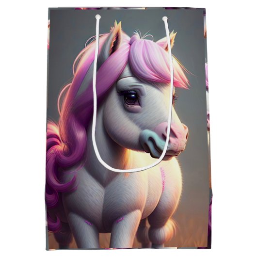 3D Spirit Pony 5 Medium Cadeauzakje (Achterkant)