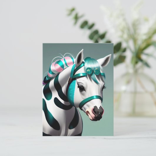 3D Spirit Pony 7 Briefkaart (Staand voorkant)