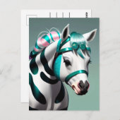 3D Spirit Pony 7 Briefkaart (Voorkant / Achterkant)