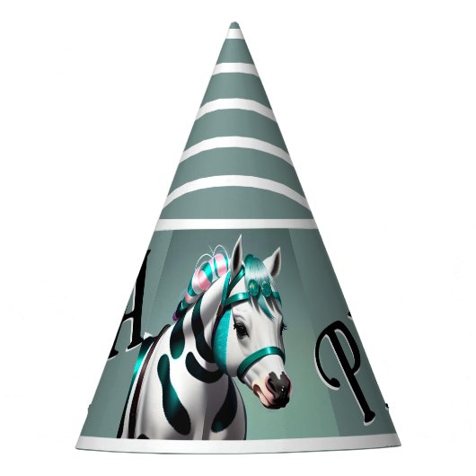 3D Spirit Pony 7 Feesthoedjes (Voorkant)
