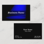 3D-spotlight (blauw) Visitekaartje (Voorkant / Achterkant)