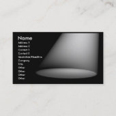 3D Spotlight (Wit) Visitekaartje (Voorkant)