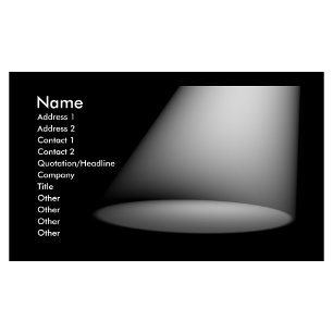 3D Spotlight (Wit) Visitekaartje
