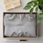 3D Stenen Biddende Engel Wandsculptuur Tissuepapier (Geschenk)