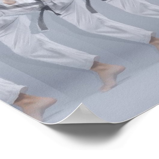 3D Stereogram Karate Poster (Hoek)