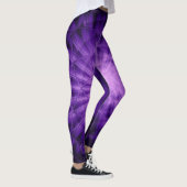 3D sterlicht, violet gordijn wasdoek K Leggings (Rechts)