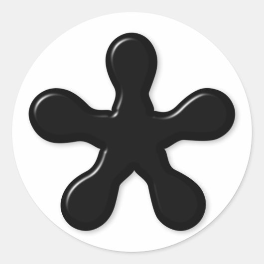 3D sterretje Stickers (Voorkant)