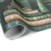 3d stijl Book Lover Wrapping Paper Cadeaupapier (Rol Hoek)