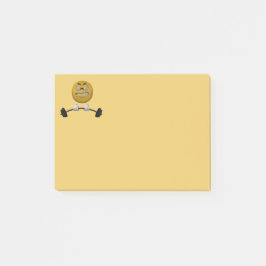 3d Stijl die Emoticon overdoet Post-it® Notes
