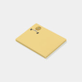 3d Stijl die Emoticon overdoet Post-it® Notes (Schuin)