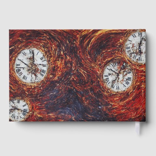 3D-stijl olieverfschilderij Gastenboek (Achterkant)