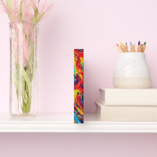 3D-stijl olieverfschilderij Gastenboek (Rug)