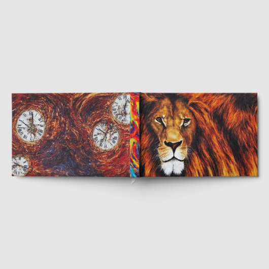 3D-stijl olieverfschilderij Gastenboek (Volledig)