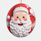 3D Stijl Sinterklaas Kerstvakantie Keramisch Ornament (Links)