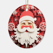 3D Stijl Sinterklaas Kerstvakantie Keramisch Ornament (Links)