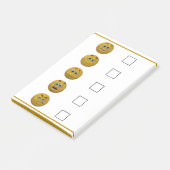 3d Stijlvol controleren Emoticon Post-it® Notes (Schuin)