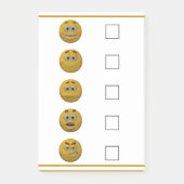 3d Stijlvol controleren Emoticon Post-it® Notes (Voorkant)