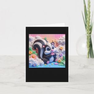 3d Stinkdier Sticker Kaart