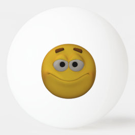 3D Stlyle Smiling Emoticon Pingpongbal