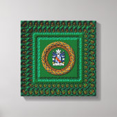 3D Stradling Crest op doek van Krystyna Canvas Afdruk (Voorkant)