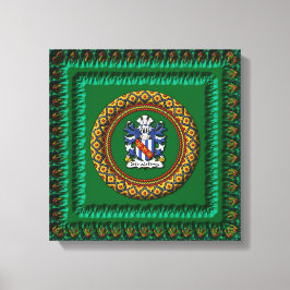 3D Stradling Crest op doek van Krystyna Canvas Afdruk