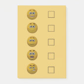 3D Style Mood Check Emoticon 2 Post-it® Notes (Voorkant)