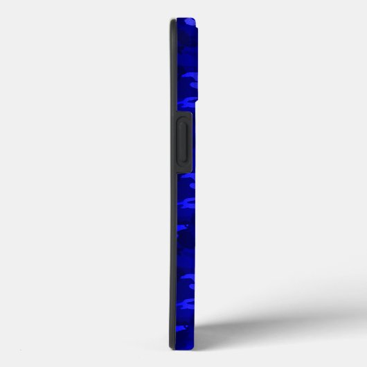 3D Stylish Blue Woodland Camo Case-Mate iPhone Case (Achterkant / Rechts)