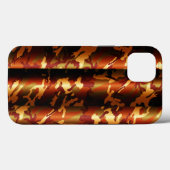 3D Stylish Bronze Woodland Camo Case-Mate iPhone Case (Achterkant (horizontaal))