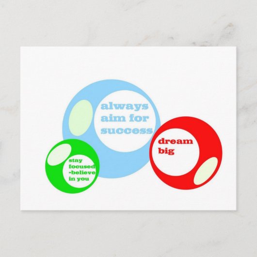 3D-successignalen Briefkaart (Voorkant)