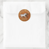 3D Suede Gittin' Hitched Stickers (Tas)