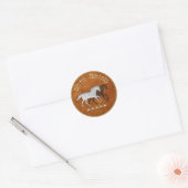3D Suede Gittin' Hitched Stickers (Envelop)