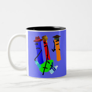 3D SUPER ABSTRACTE KOFFIEMOKKEN! TWEEKLEURIGE KOFFIEMOK