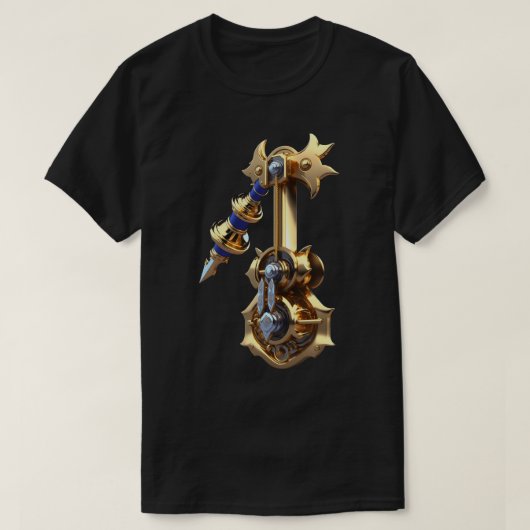 3D Sword T-shirt – Epic Fantasy Warrior Style (Design voorkant)