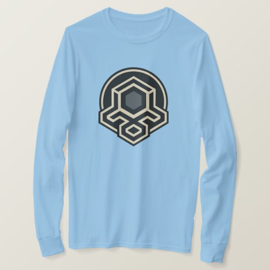 3D Symmetrical Advanced Art Long Sleeve T-Shirt (Design voorkant)