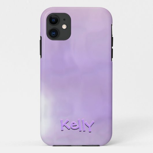 3d Teksteffecten Paarse en Roze wervelende Achterg Case-Mate iPhone Case (Achterkant)