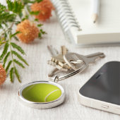 3D Tennis Design – Custom Option keychain (Zijkant)