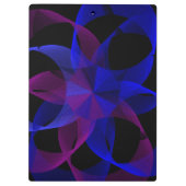 3D To 2D Cylinder Ring Geometric Clipboard Klembord (Achterkant)