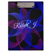 3D To 2D Cylinder Ring Geometric Clipboard Klembord (Voorkant)