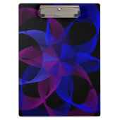 3D To 2D Cylinder Ring Geometric Clipboard Klembord (Voorkant)
