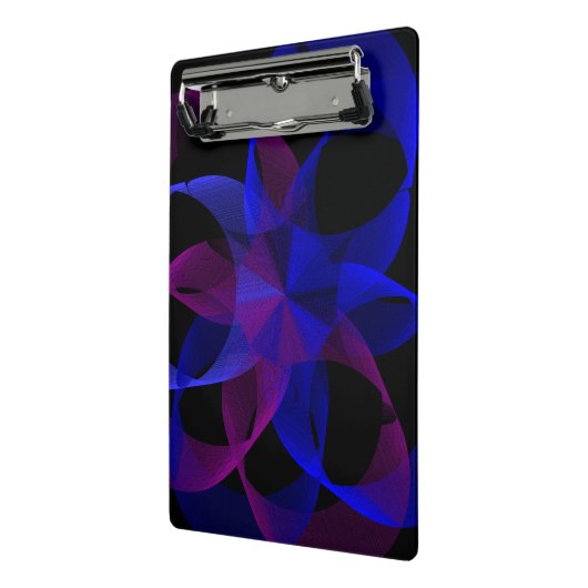 3D To 2D Cylinder Ring Geometric Mini Clipboard Klembord (Angled2)