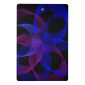 3D To 2D Cylinder Ring Geometric Mini Clipboard Klembord (Achterkant)