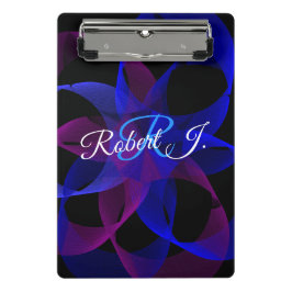 3D To 2D Cylinder Ring Geometric Mini Clipboard Klembord