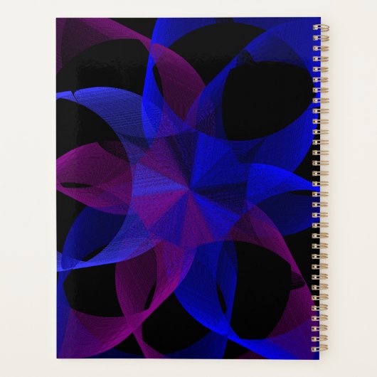 3D To 2D Cylinder Ring Geometric Spiral Planner (Achterkant)