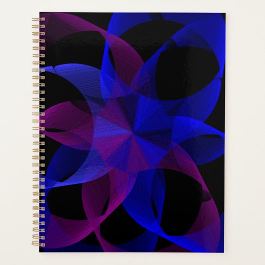 3D To 2D Cylinder Ring Geometric Spiral Planner (Voorkant)