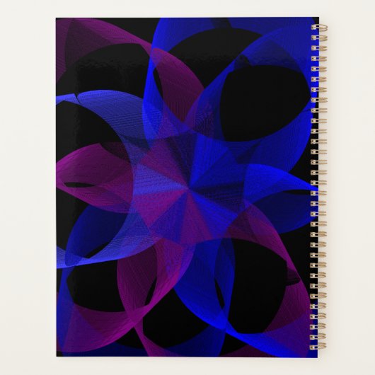 3D To 2D Cylinder Ring Geometric Spiral Planner (Achterkant)