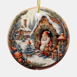 3D TRADITIONELE KERST  KERSTMAN KERAMISCH ORNAMENT